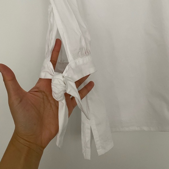 Holt Renfrew Off The Shoulder White Blouse - Picture 4 of 12